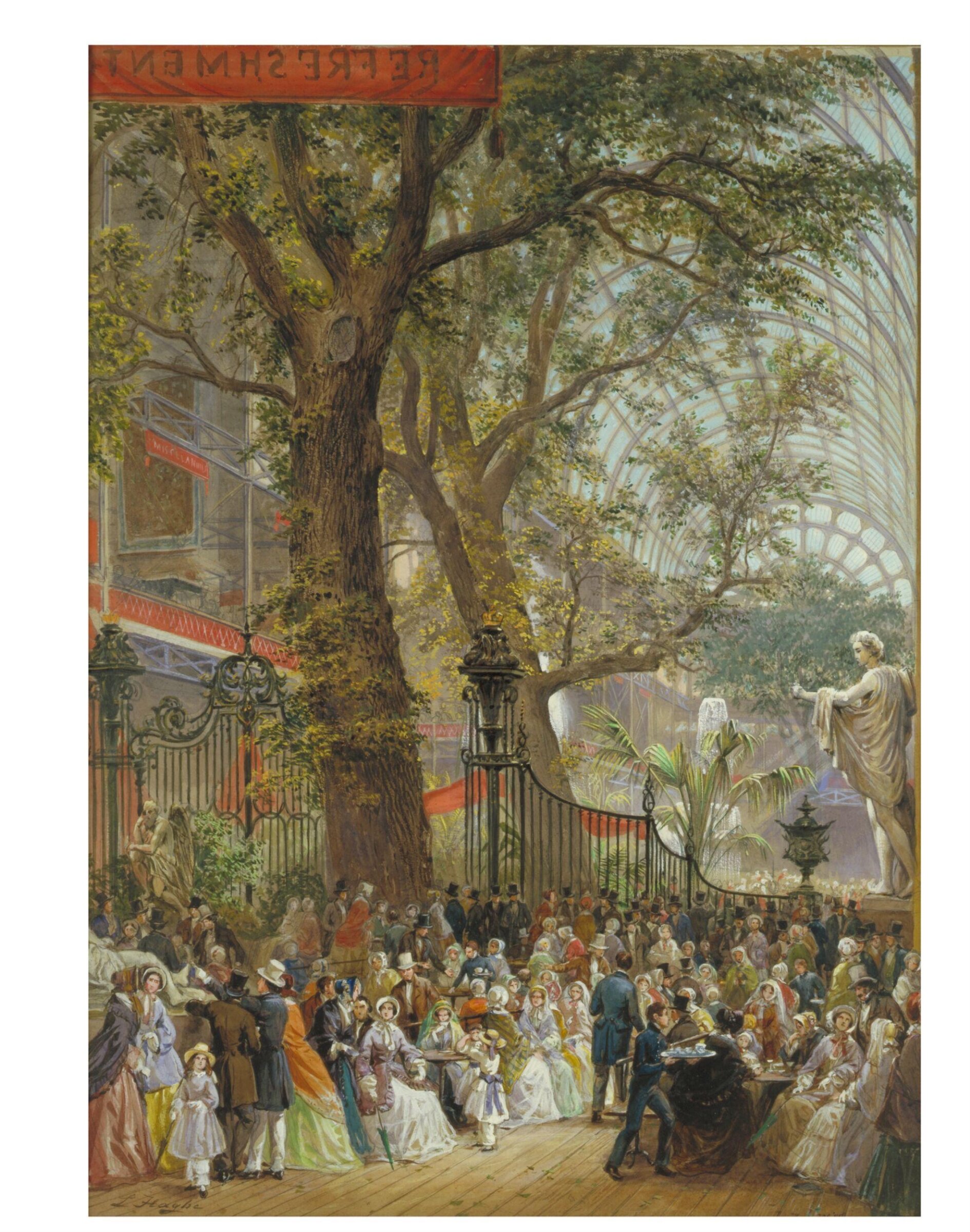 Refreshment Department of the Great International Exhibition of 1851, Hyde Park, Haghe, ca. 1851