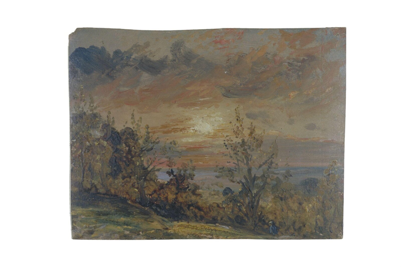 Sketch at Hampstead: Evening, John Constable, 28/10/1820