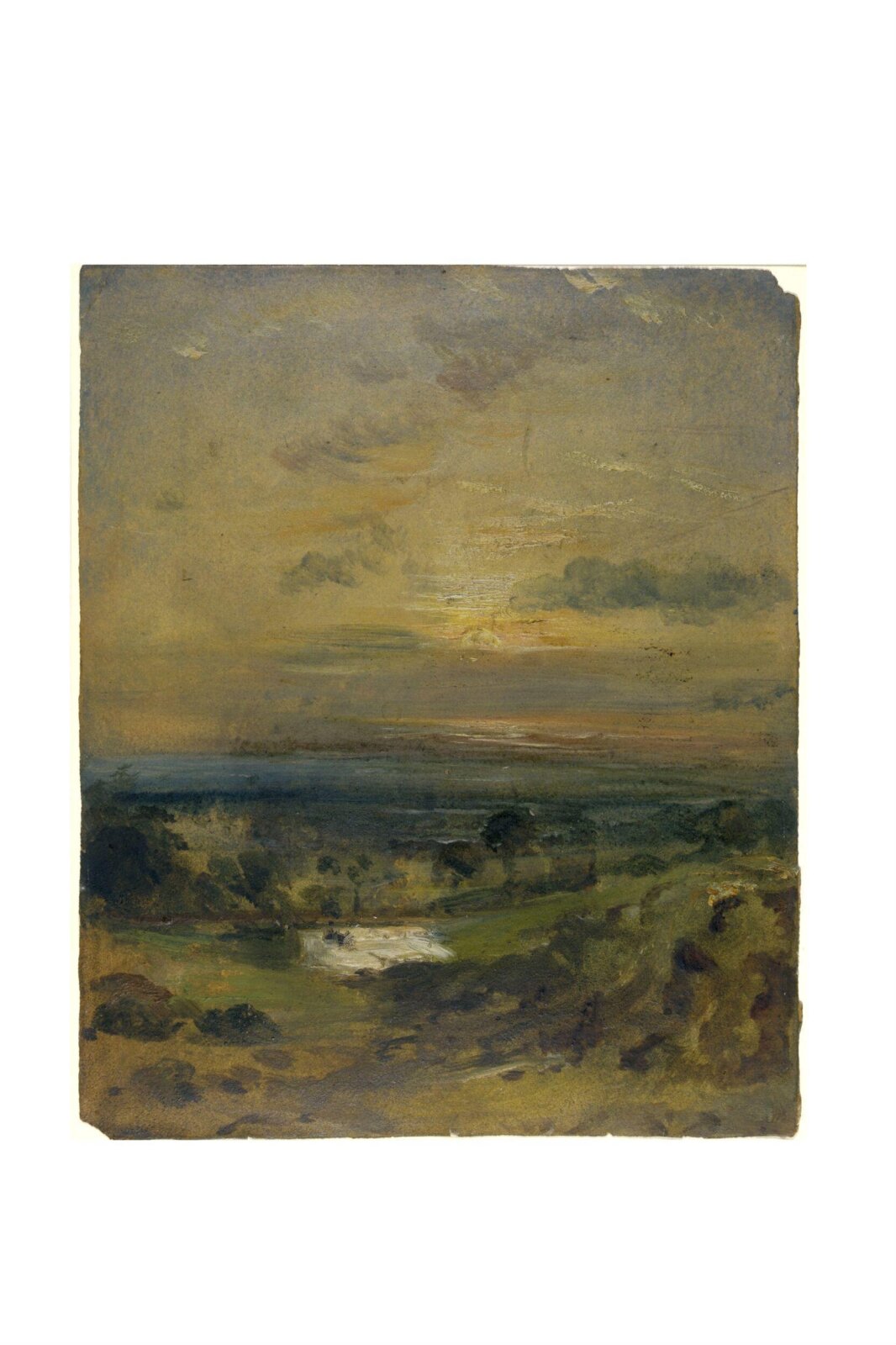 Branch Hill Pond: Evening, John Constable, ca. 1822