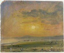 Coast Scene at Brighton: Evening thumbnail 1