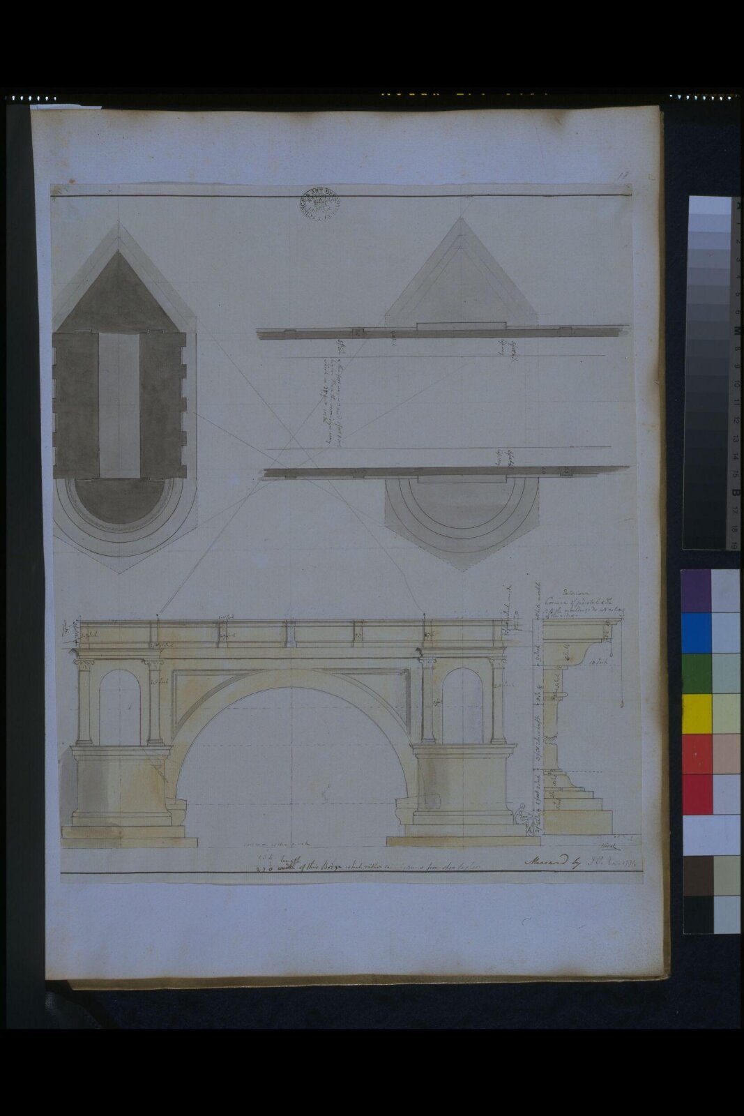 Drawing, James Paine, 1774