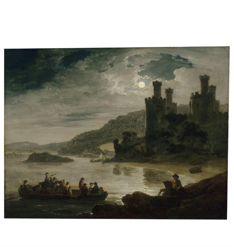 Conway Castle: Moonlight Effect
