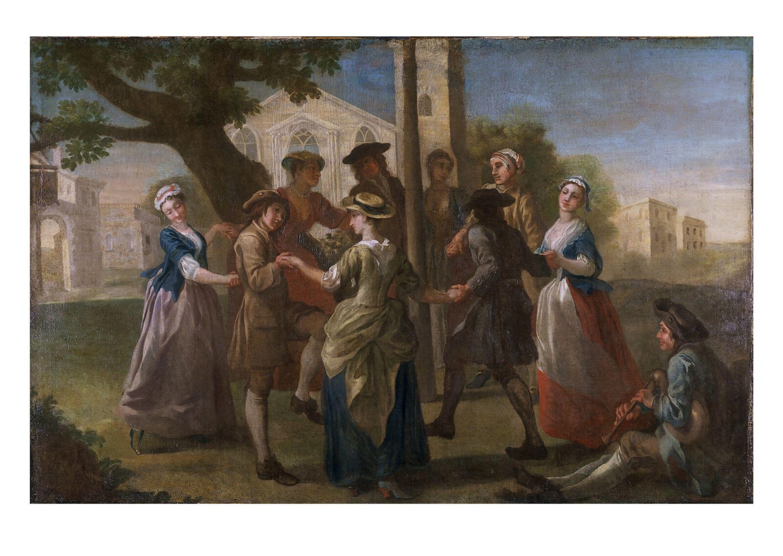 Country Dances Round a Maypole, Francis Hayman, 1741-1742