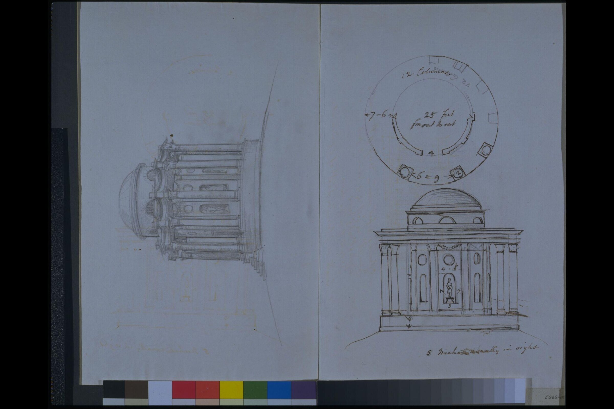 Temple in the Gardens of Stourhead, Coplestone Warre Bampfylde, c.1770 to c.1780