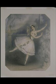 Carlotta Grisi (facsimile signature) / in the favorite (sic) ballet of / Giselle; ou Les Wilis thumbnail 1