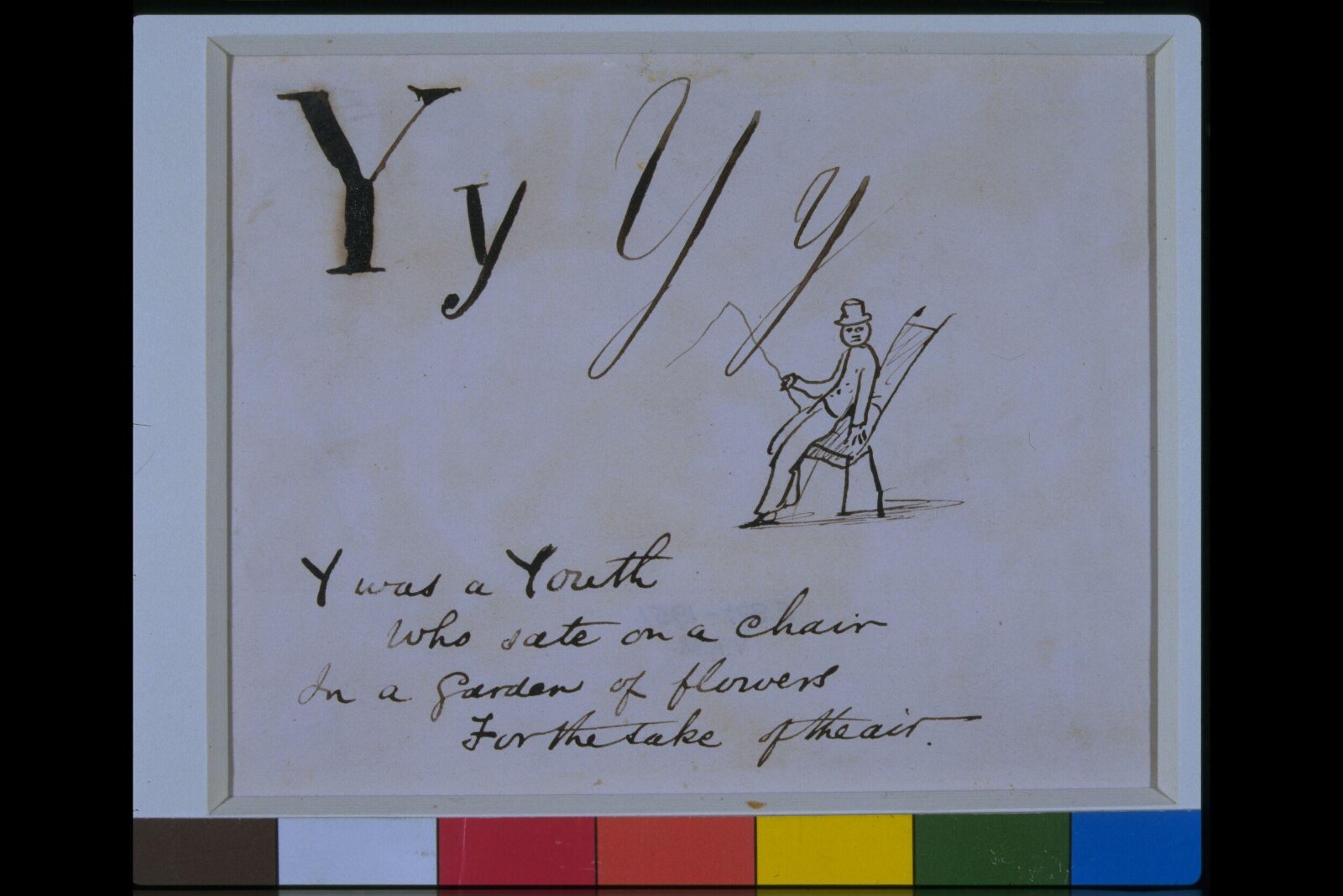 Nonsense Alphabet, Edward Lear, c.1880