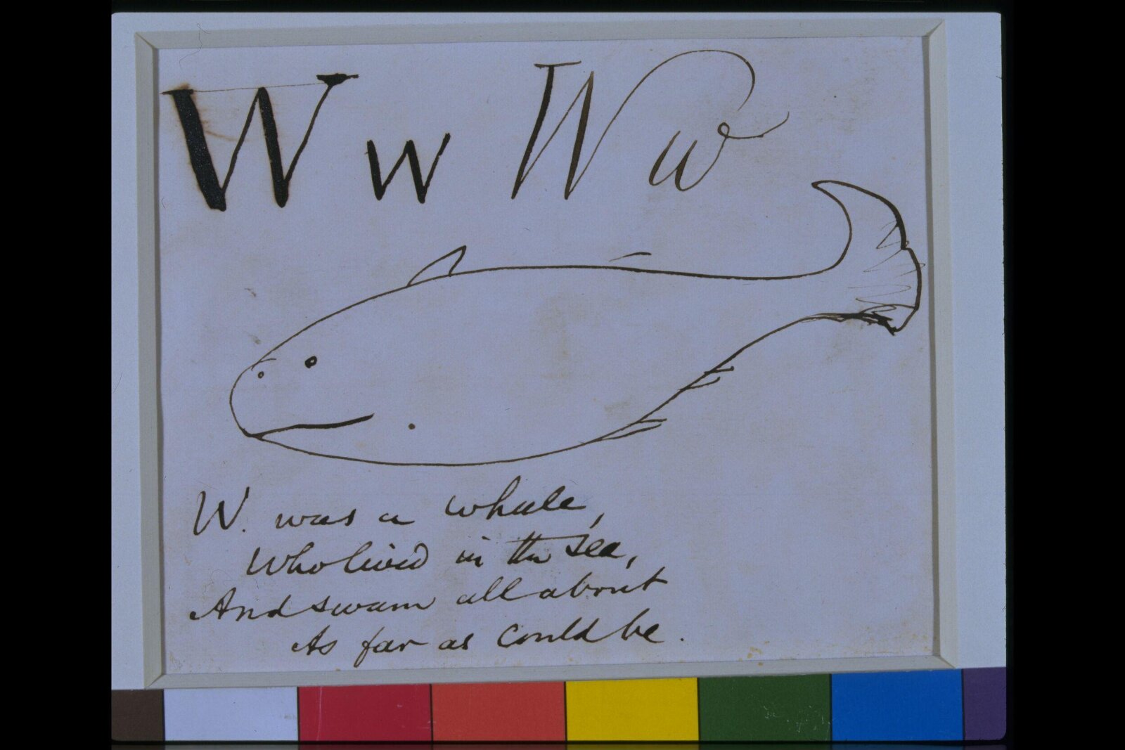 Nonsense Alphabet, Edward Lear, c.1880