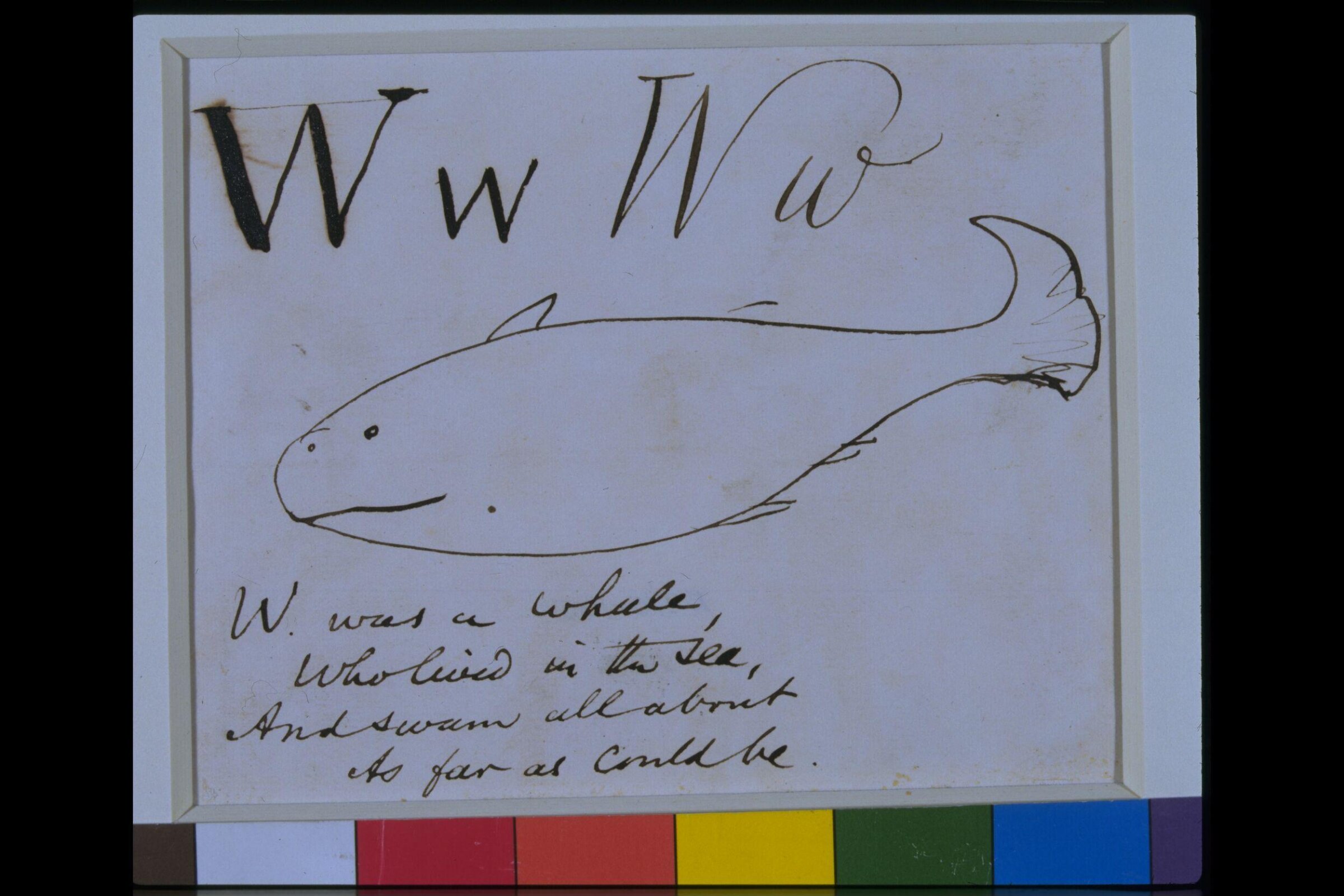 Nonsense Alphabet, Edward Lear, c.1880