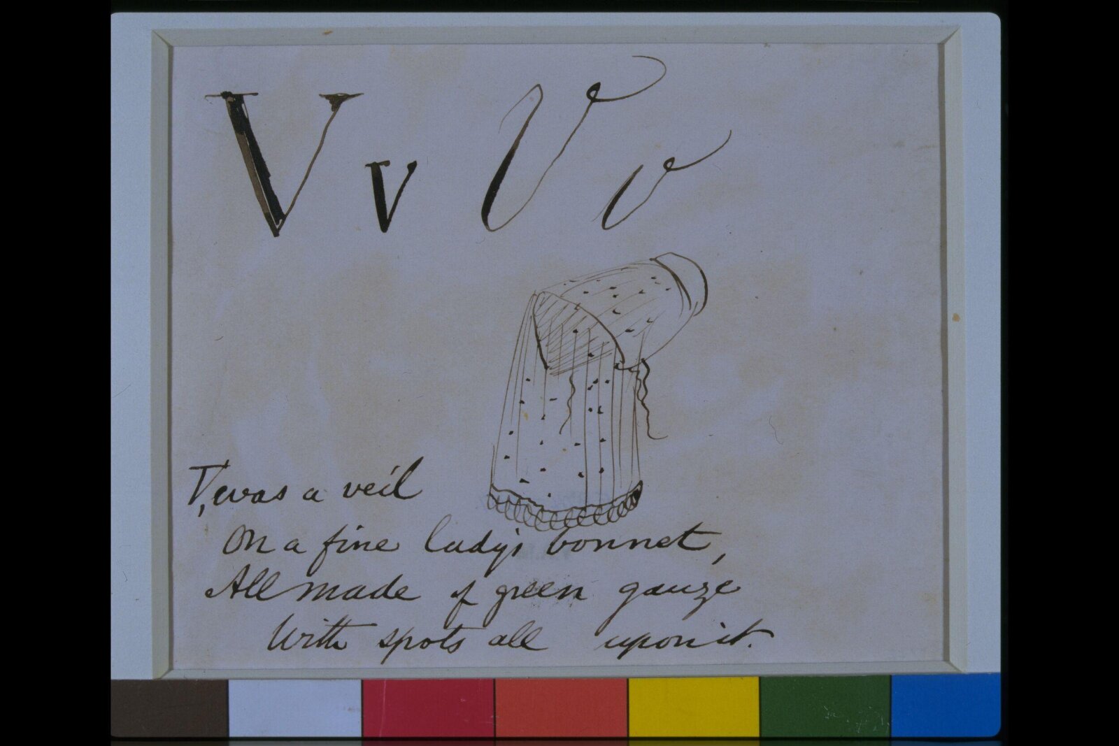 Nonsense Alphabet, Edward Lear, c.1880