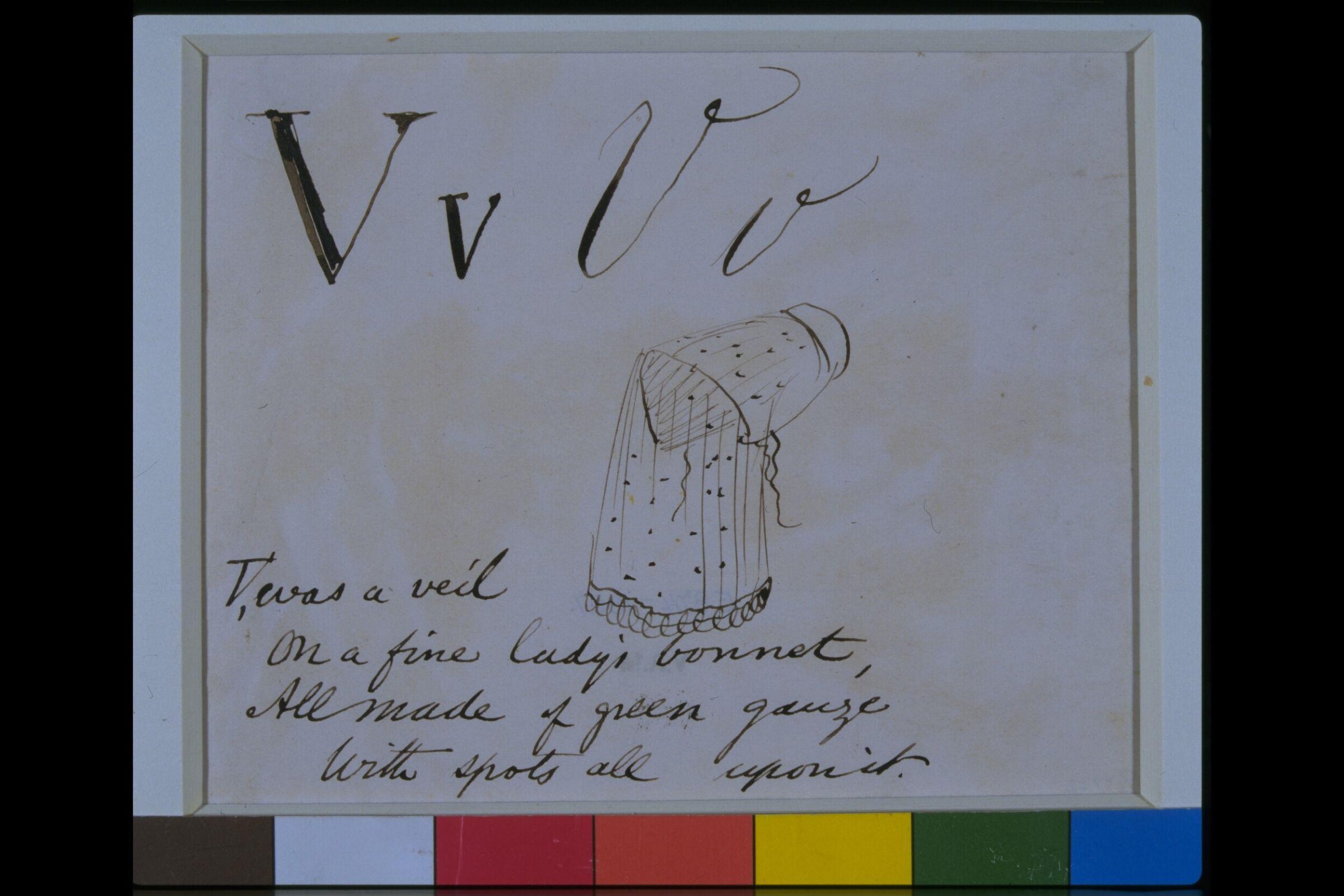 Nonsense Alphabet, Edward Lear, c.1880