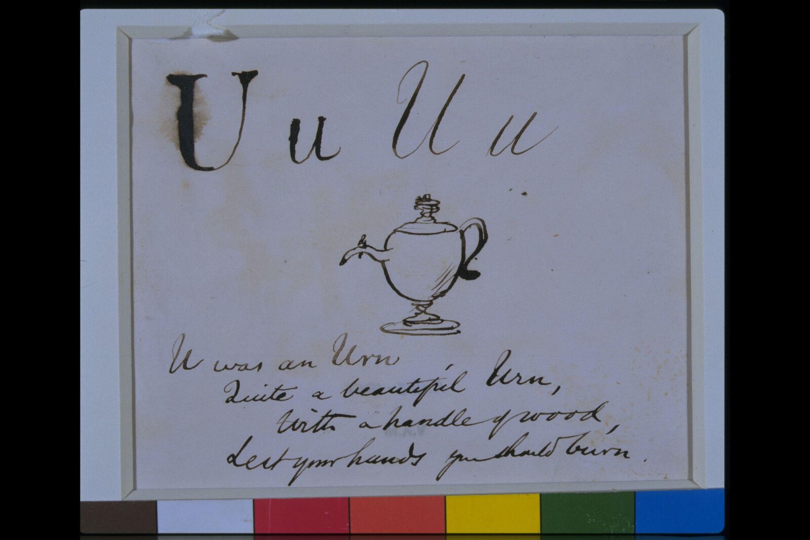 Nonsense Alphabet, Edward Lear, c.1880