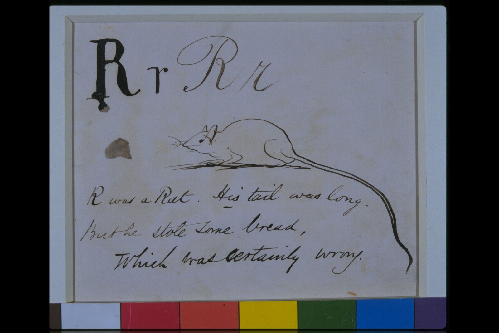 Nonsense Alphabet, Edward Lear, c.1880
