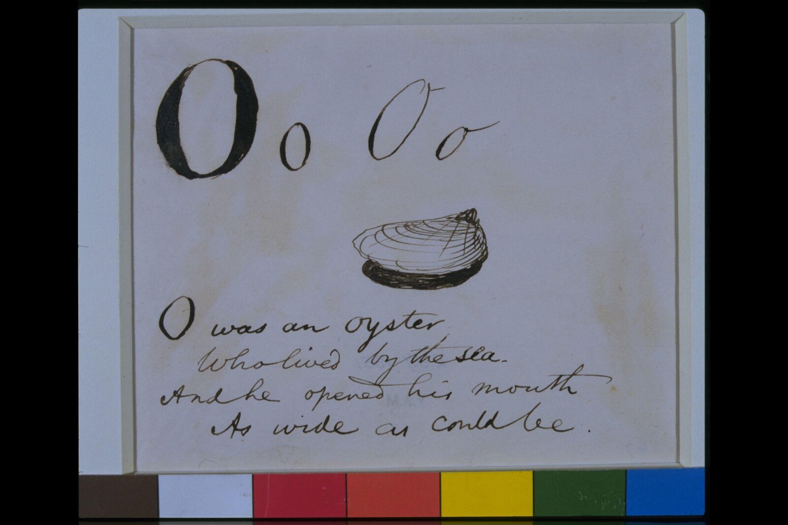 Nonsense Alphabet, Edward Lear, c.1880