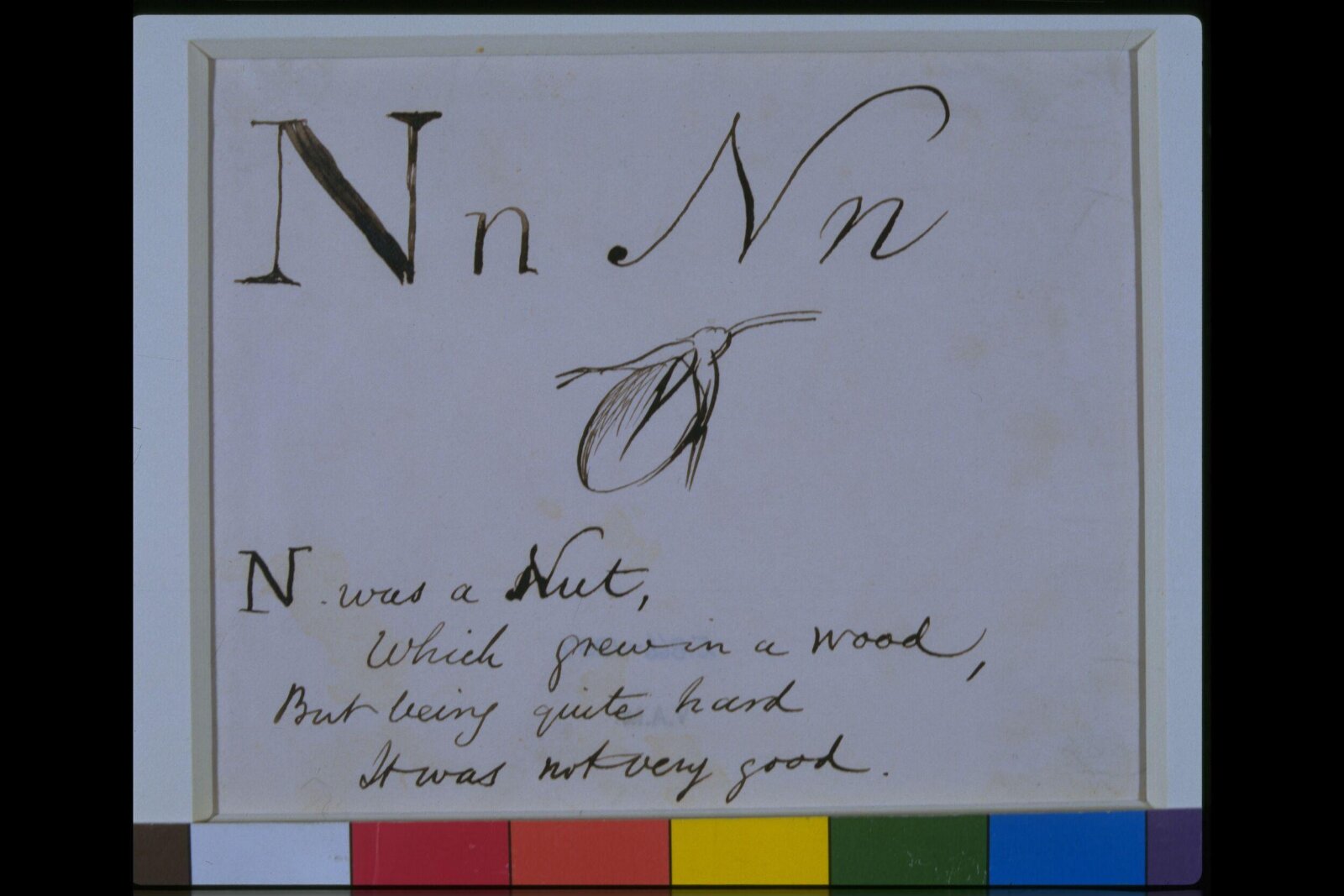 Nonsense Alphabet, Edward Lear, c.1880