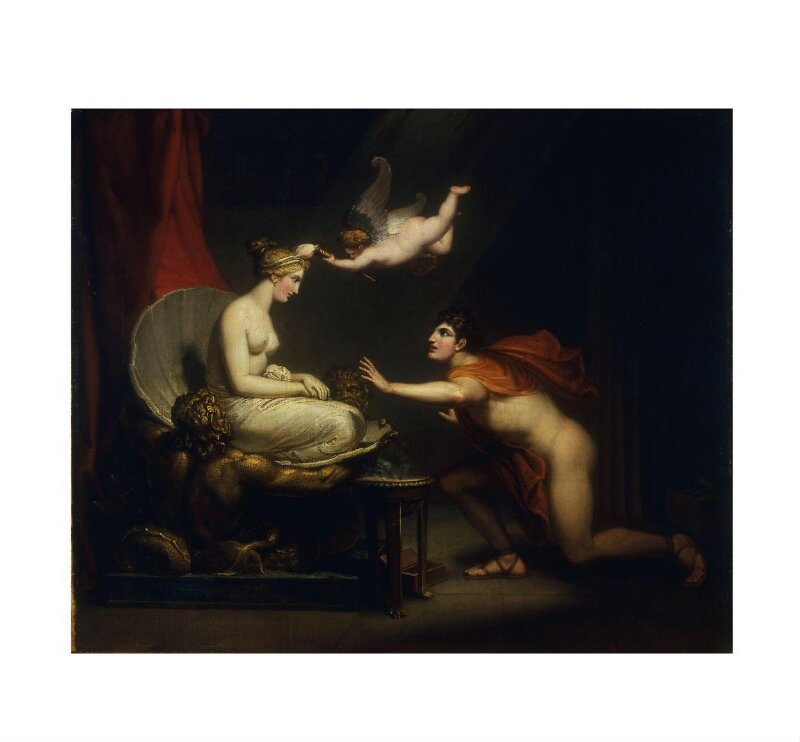 Love Animating Galatea, the Statue of Pygmalion