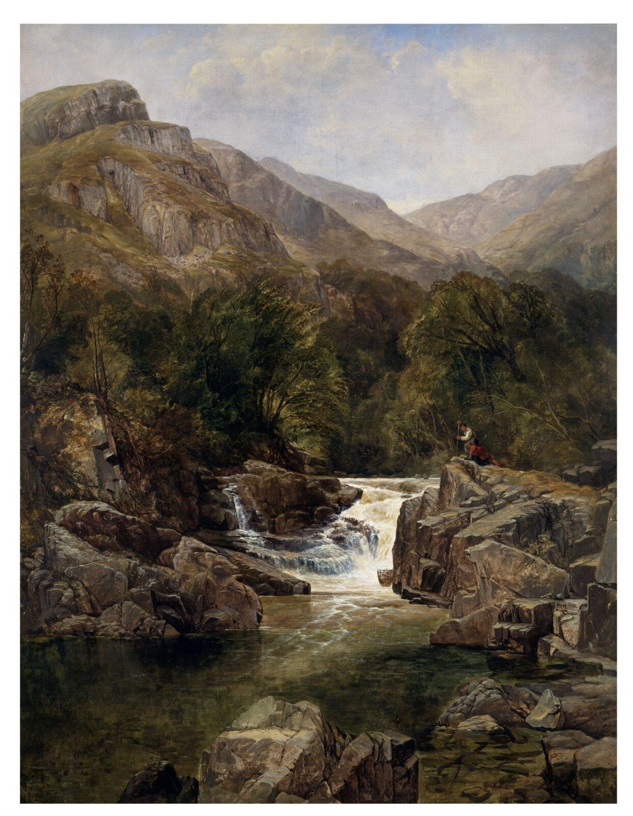 Scene on the Tummel, Perthshire, Thomas Creswick, 1844