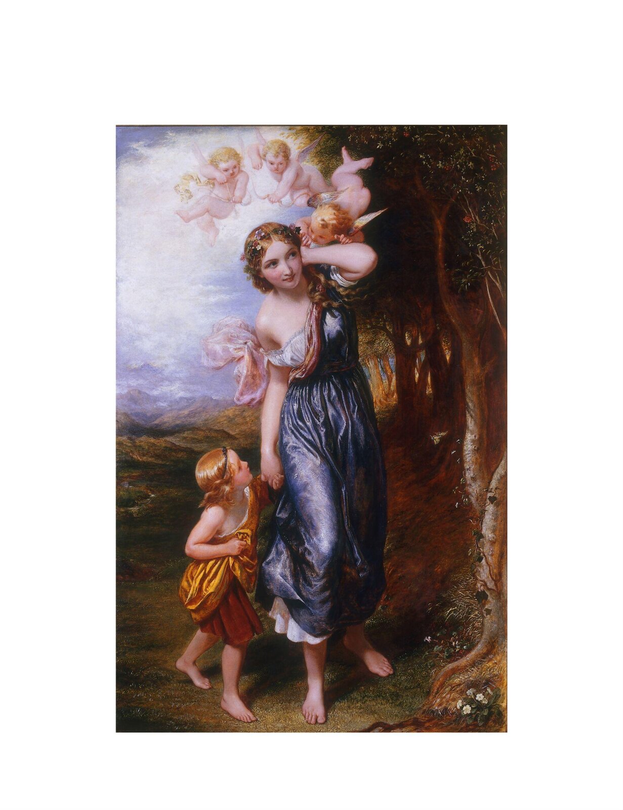 L'Allegro, Charles West Cope, 1848