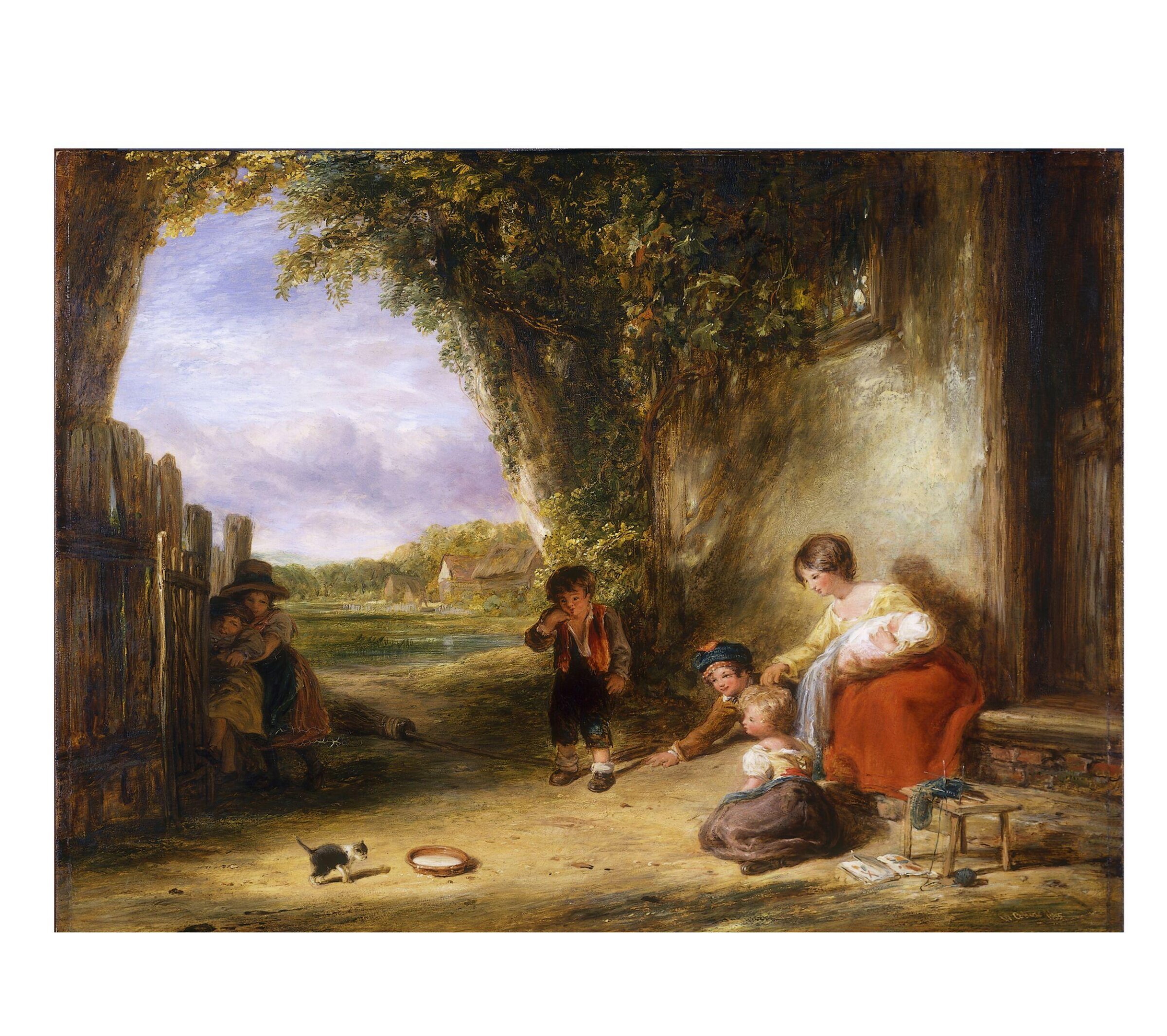 The Stray Kitten, William Collins, 1835