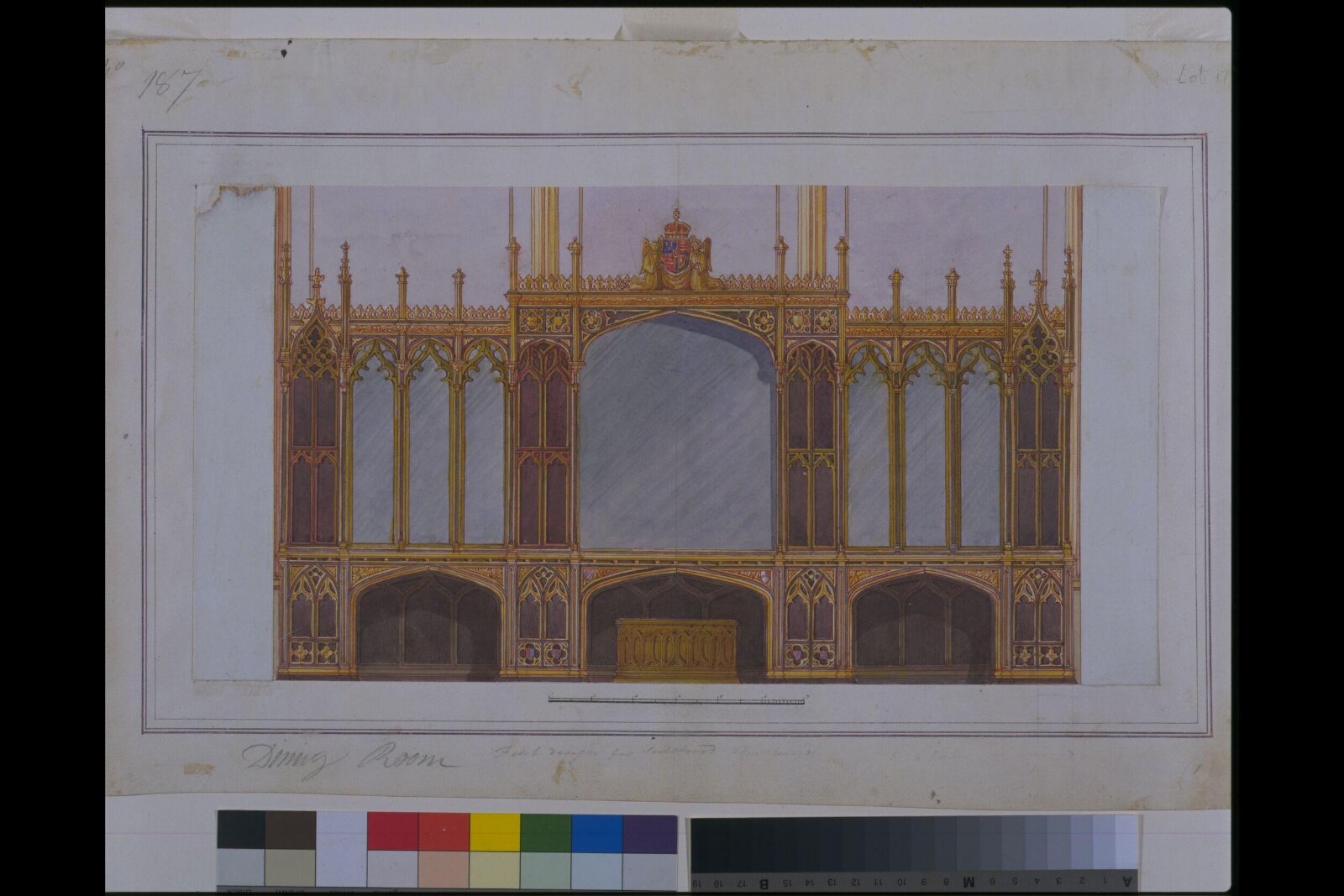 Drawing, A.W.N. Pugin, 1827