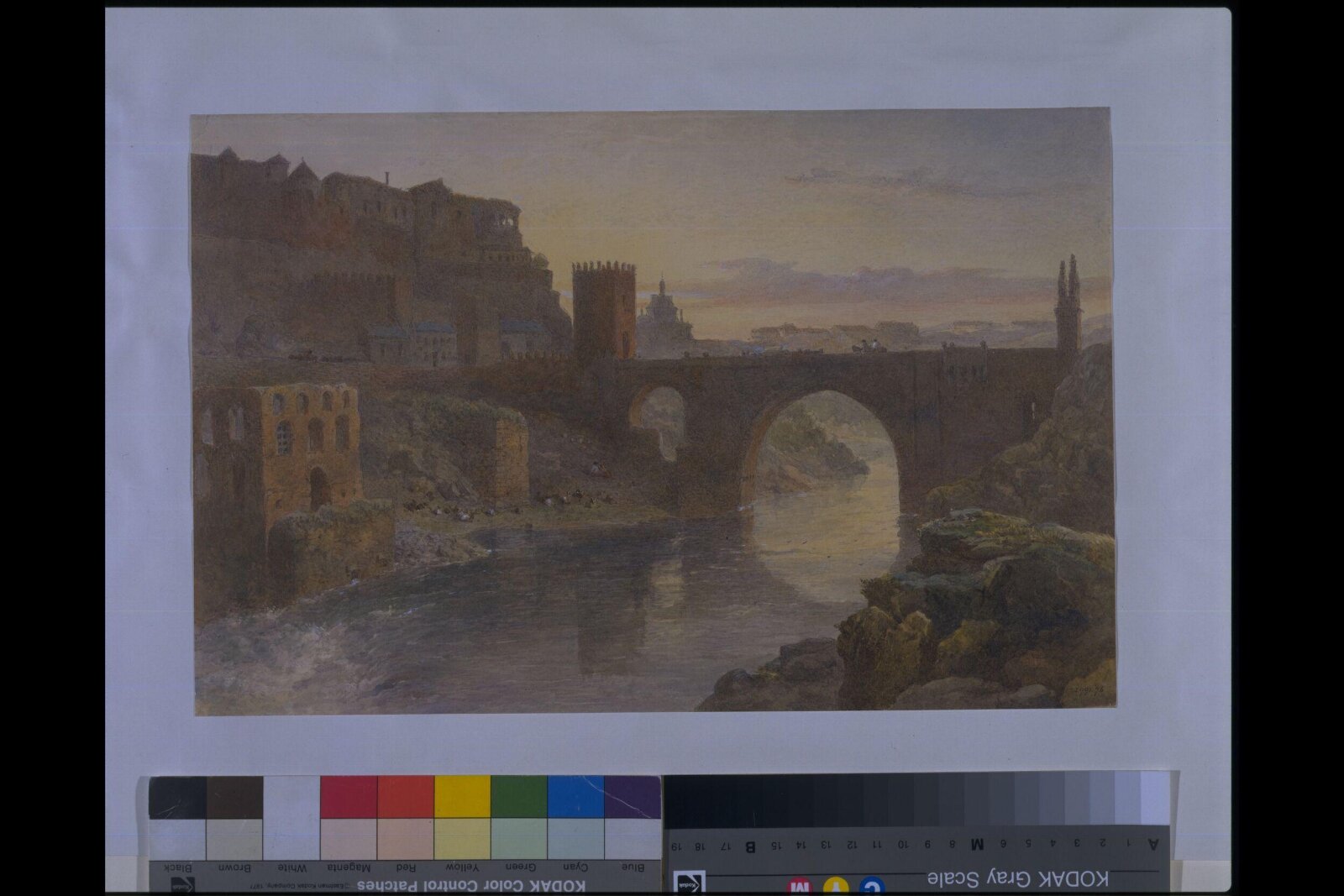 Alcantara Bridge at Toledo, Goodall, late 19th century