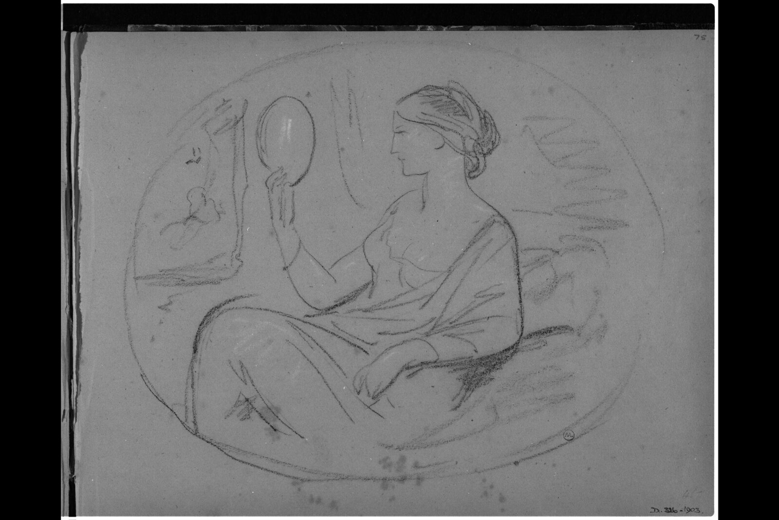 Drawing, Hablot Knight Browne, January 1853