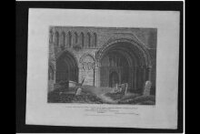 Part of the Western Front of Dunstable Priory Church Bedfordshire. thumbnail 1