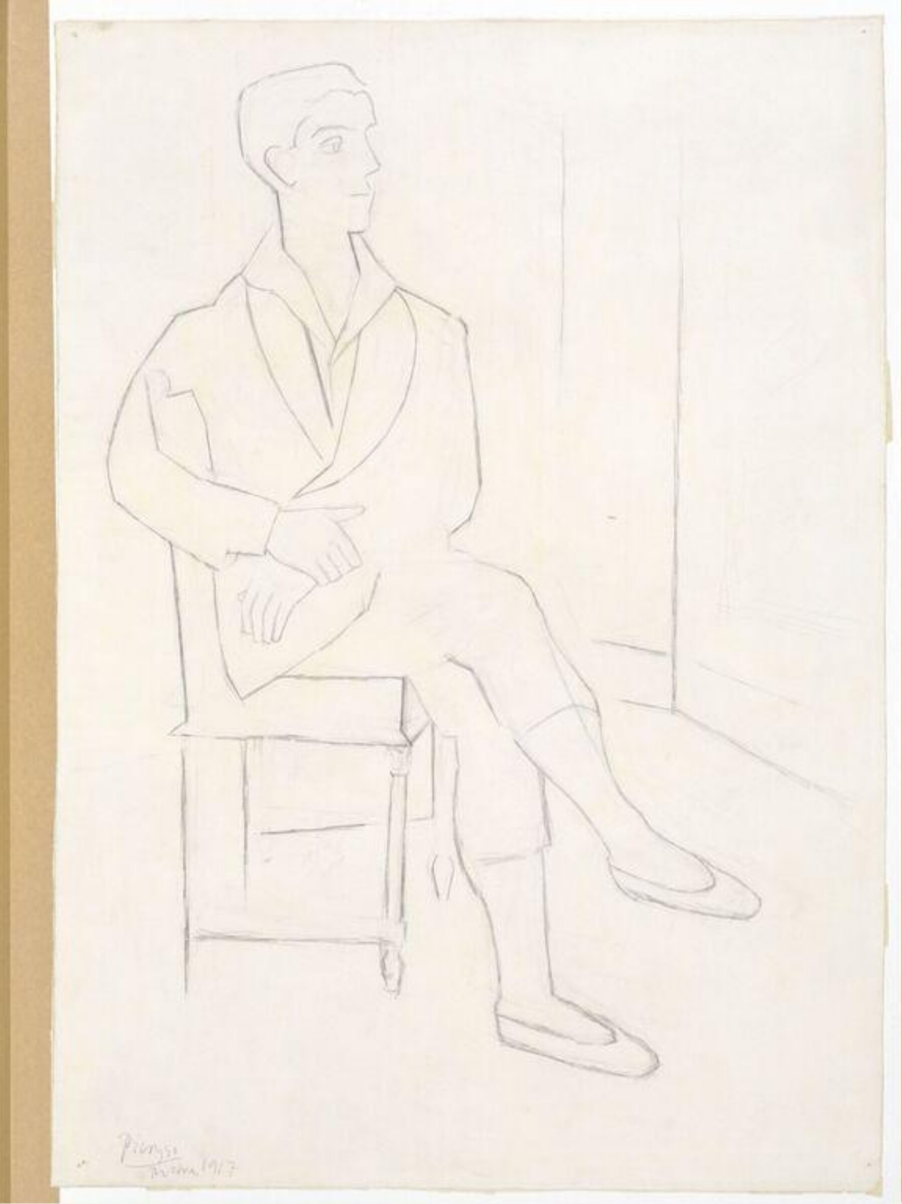 Drawing, Pablo Picasso, 1917