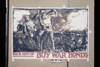 Back Him Up. Buy War Bonds