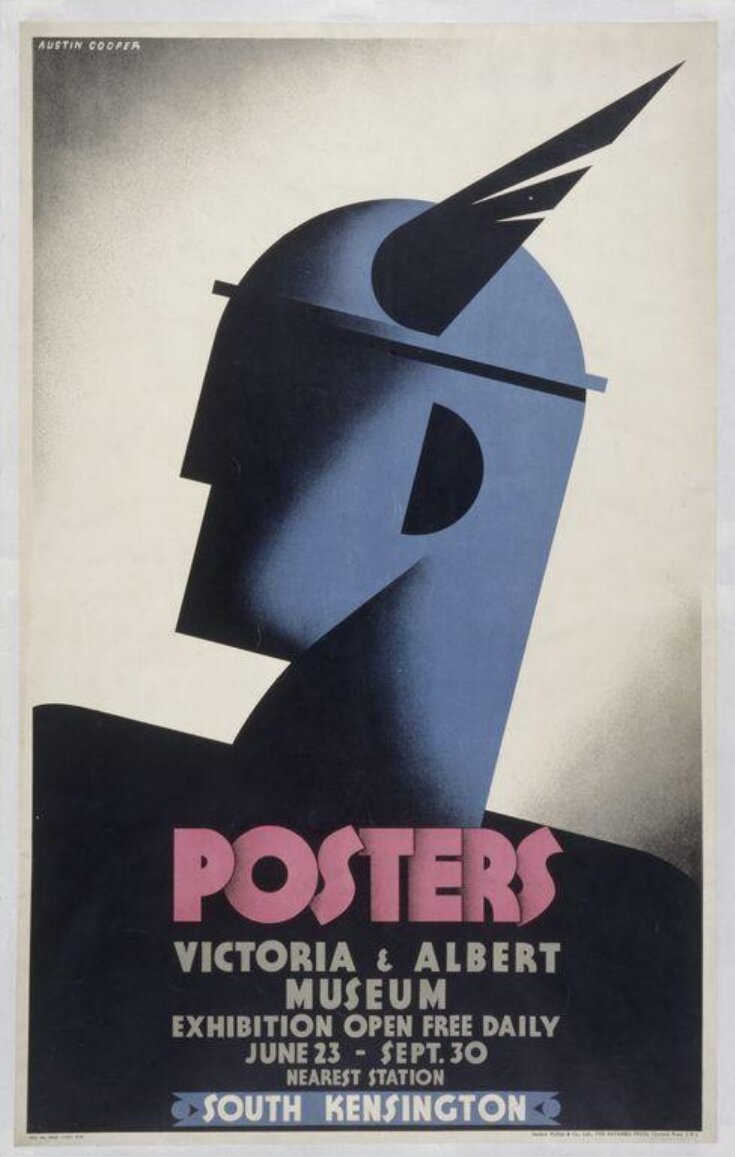 Posters at the Victoria and Albert Museum, Cooper, Austin