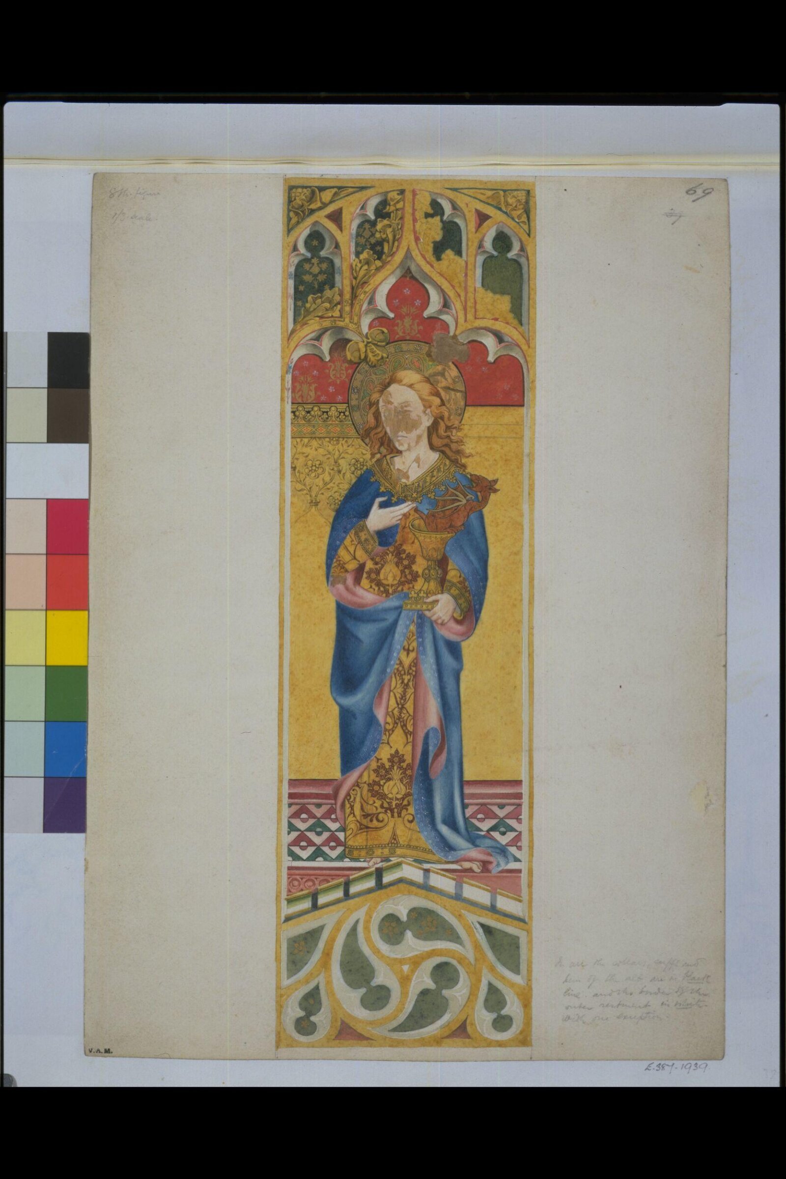 Watercolour drawing, George Wardle, 1865-66