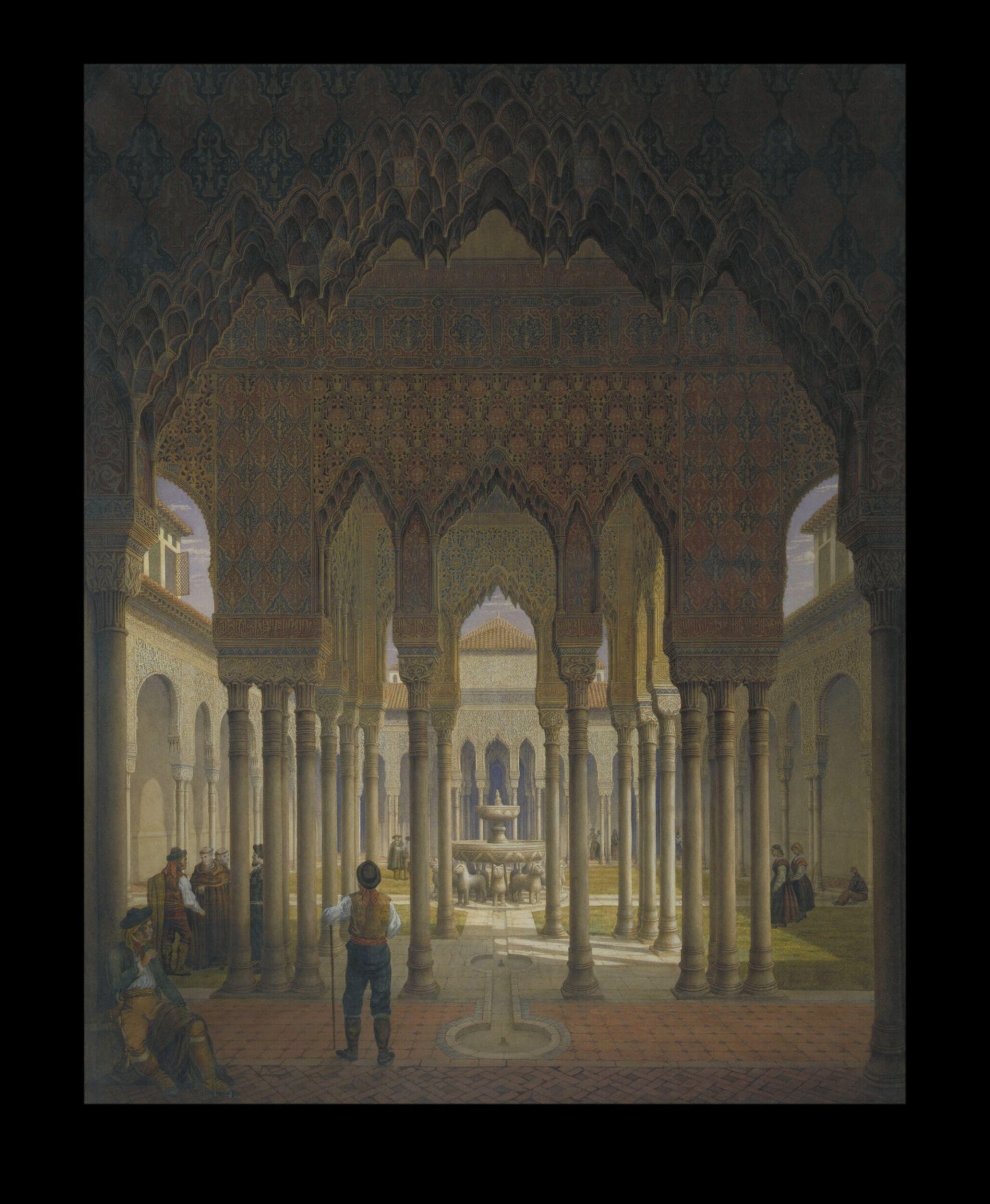 The Court of Lions in the Alhambra, Granada., John Dobbin, 1859 - 1871