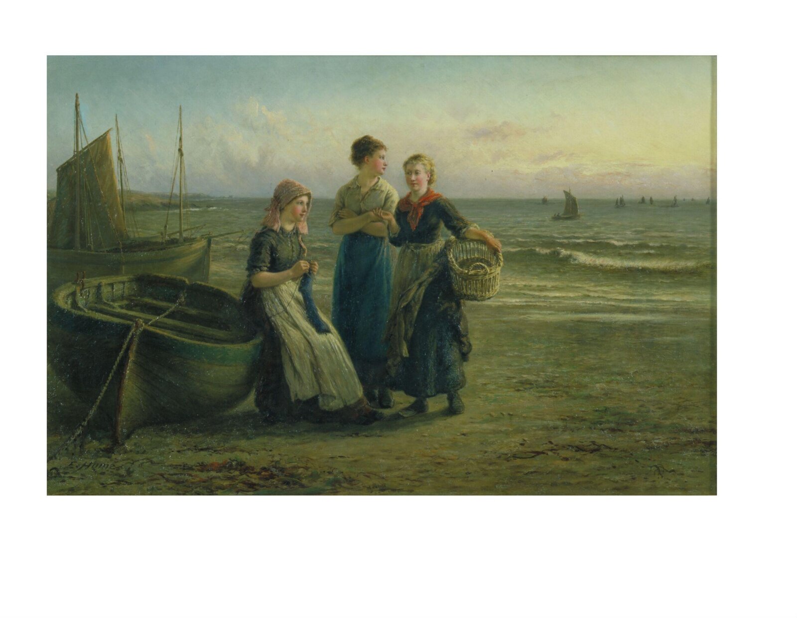 Coast scene, Edith Hume, ca. 1862-1896