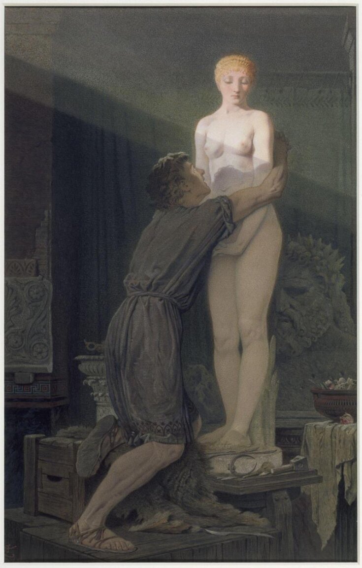 Pygmalion and the statue top image