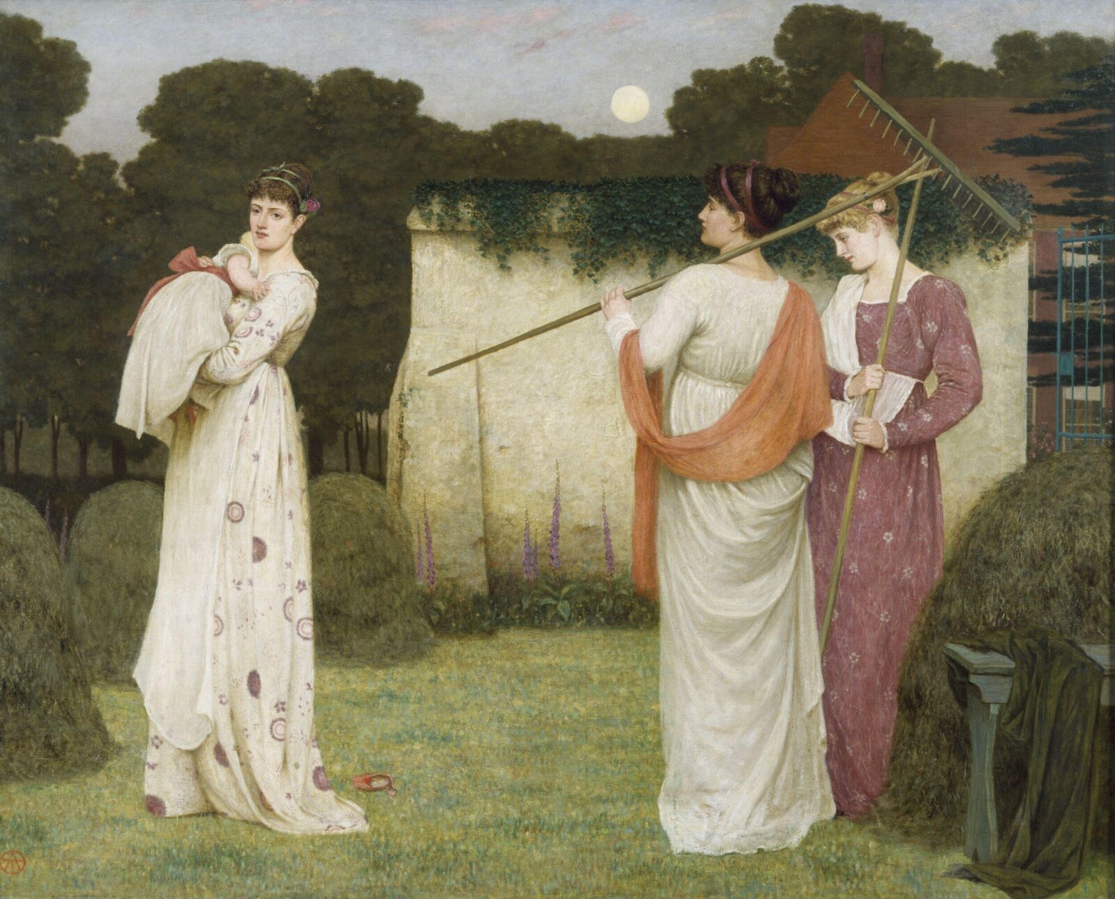 The Hay Field, Thomas Armstrong, 1869