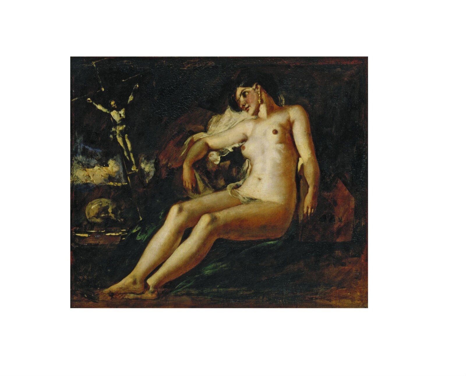Study of a Magdalen, William Etty, ca. 1845