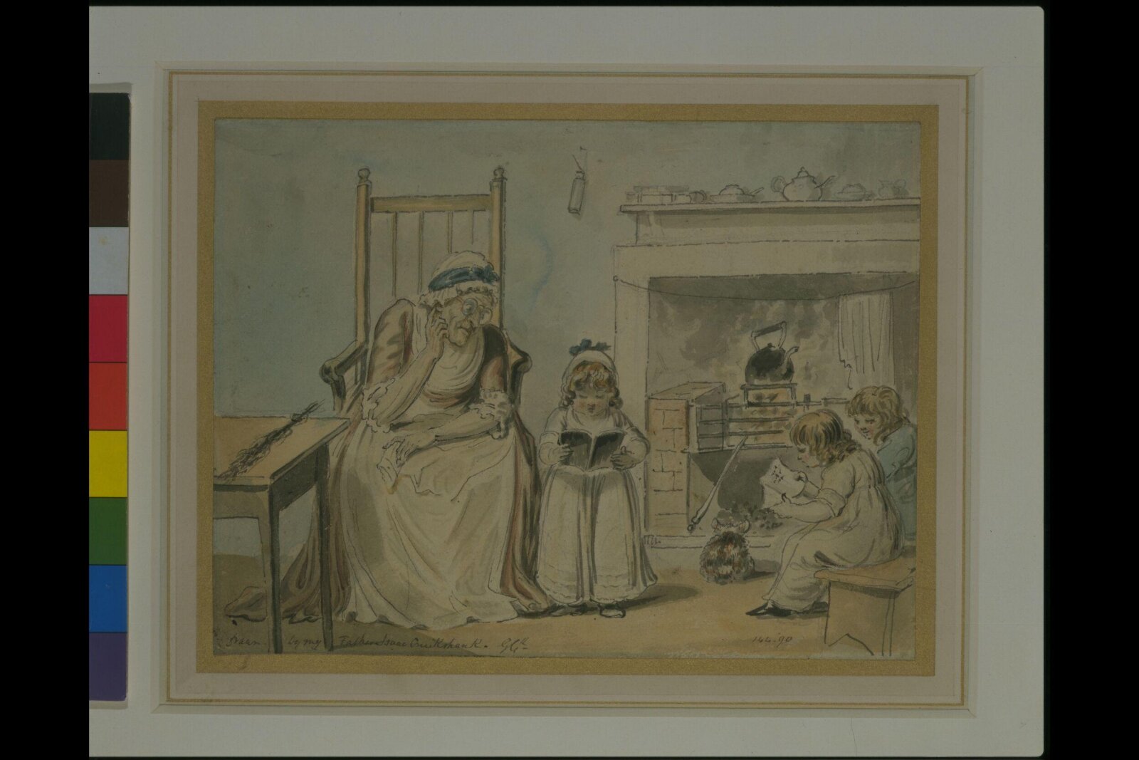The Dame School, Isaac Cruikshank, 1790-1810