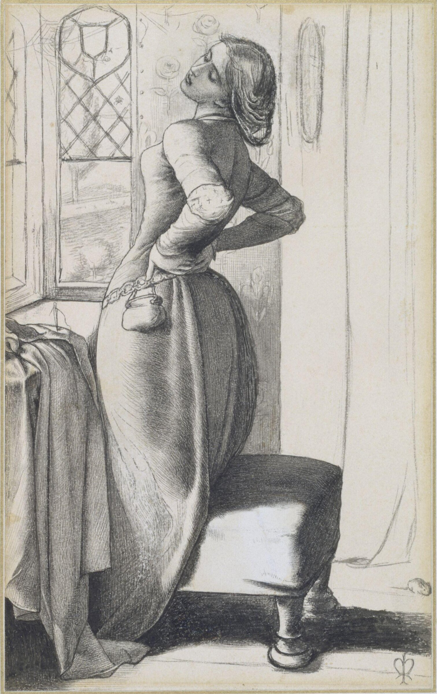 Mariana in the Moated Grange, John Everett Millais, 1850