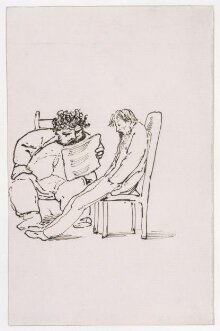William Morris reading poetry to Burne-Jones thumbnail 1