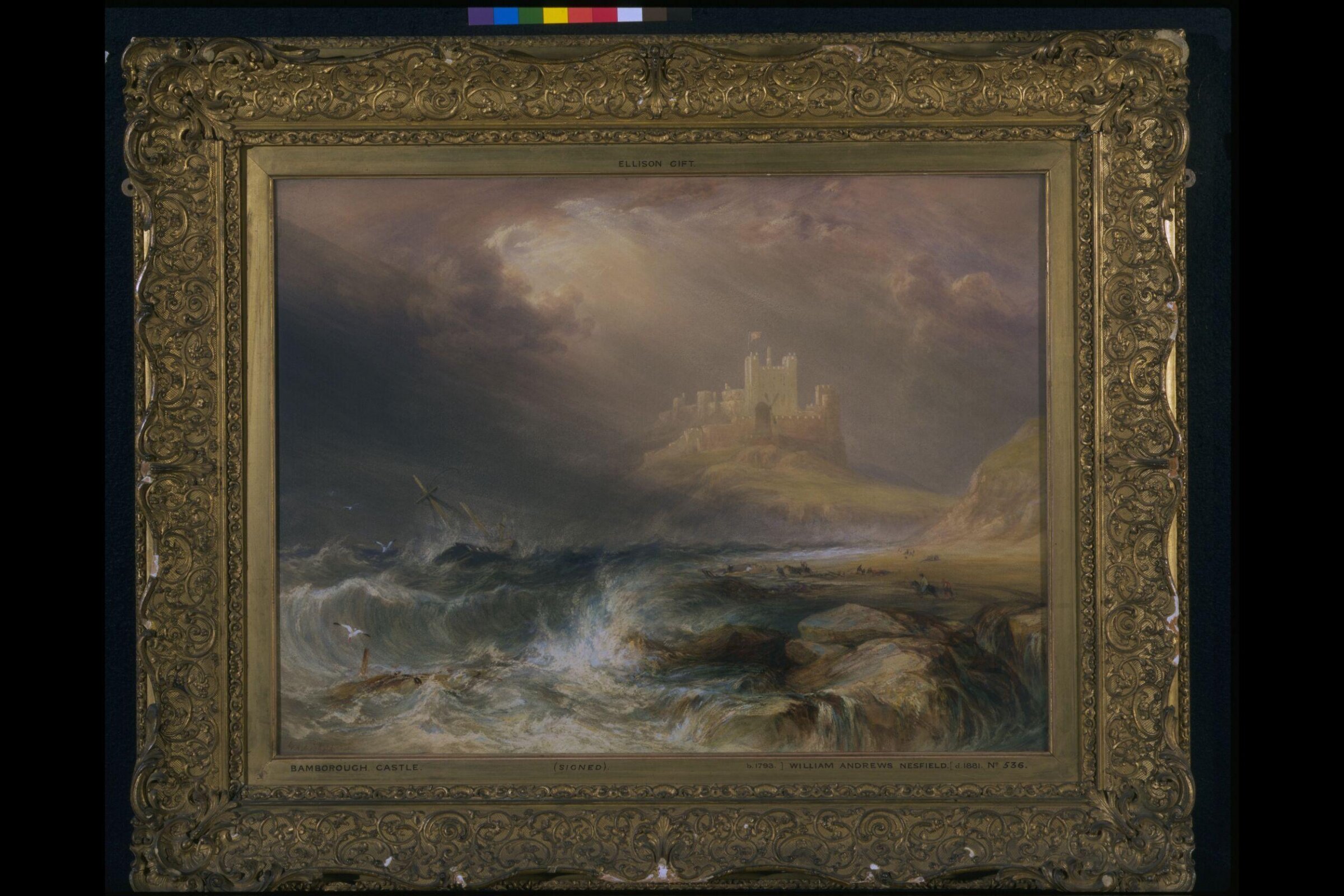 Bamburgh Castle, Northumberland, William Andrews Nesfield, 1832