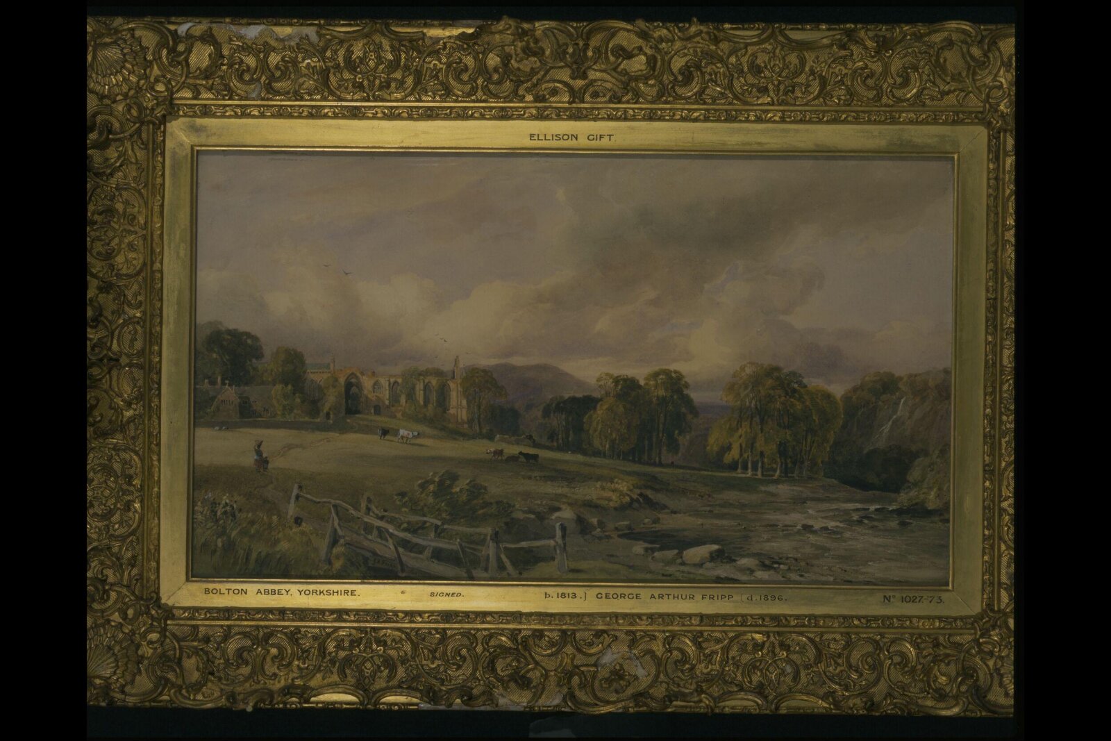 Bolton Abbey, George Arthur Fripp, ca. 1847
