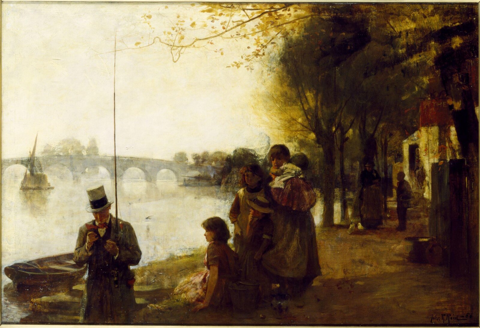 The Thames - Evening, John Robertson Reid, 1886