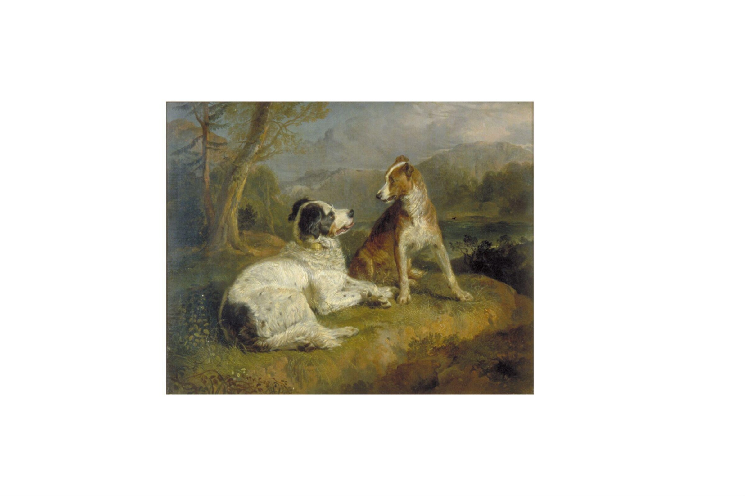The Twa Dogs, Edwin Henry Landseer, 1822