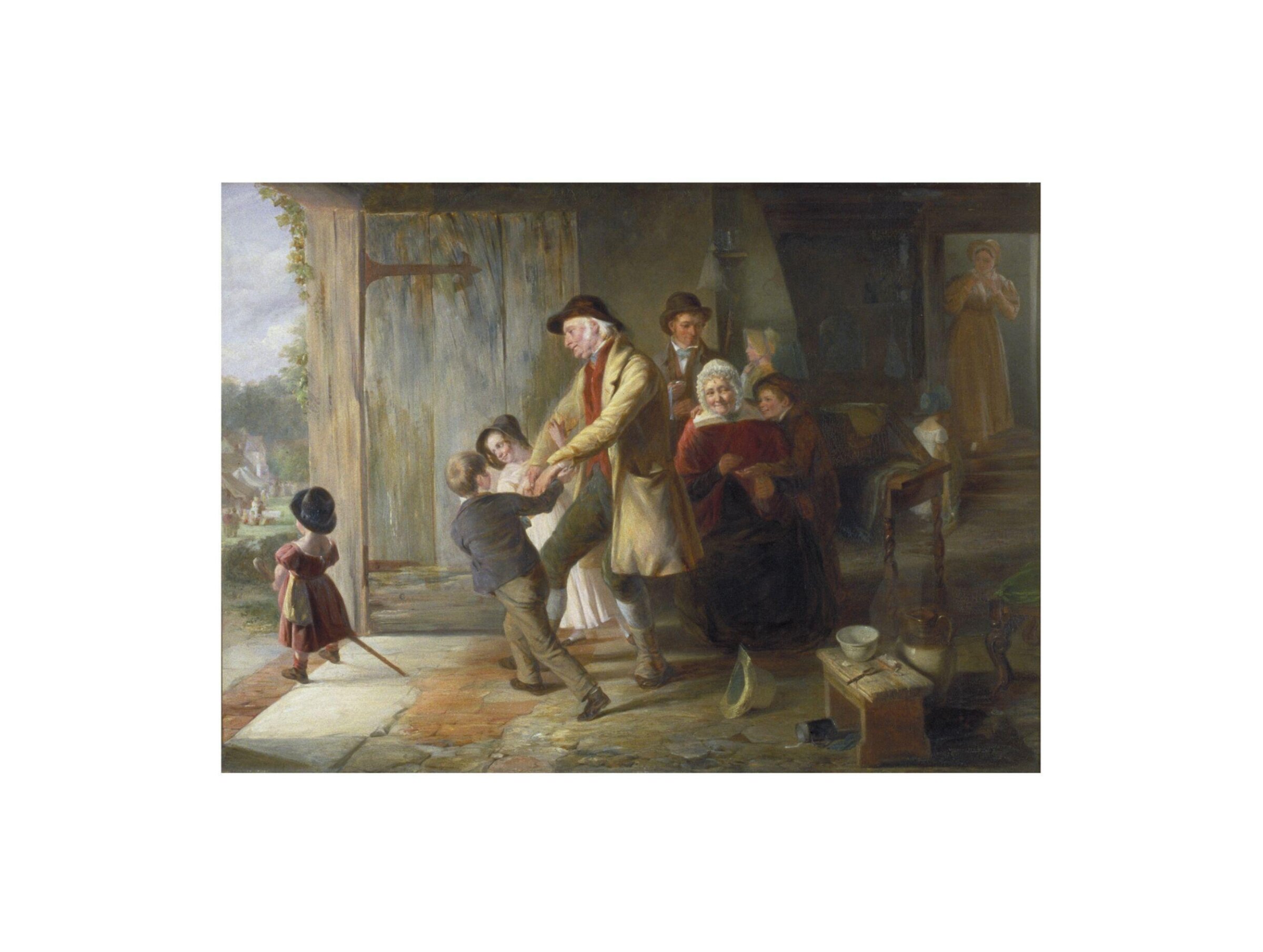 Going to the Fair, Thomas Webster, 1837