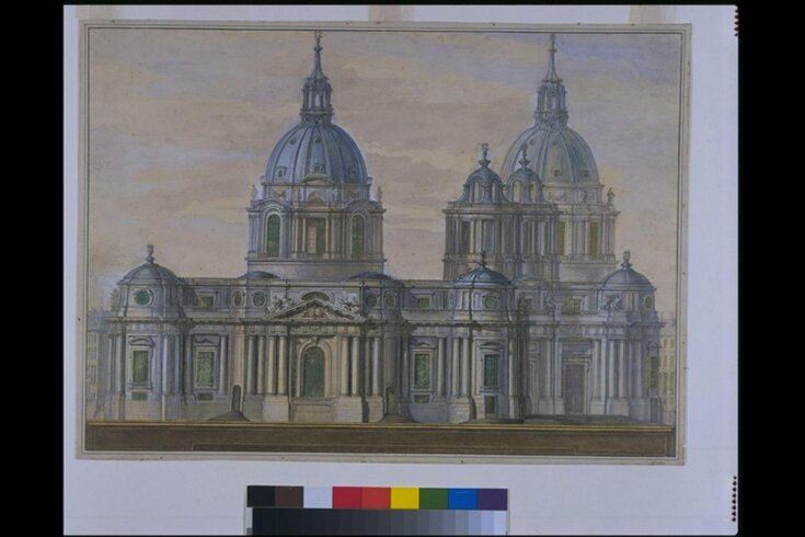 Design for a projected church for the Order of the Holy Ghost, Paris top image