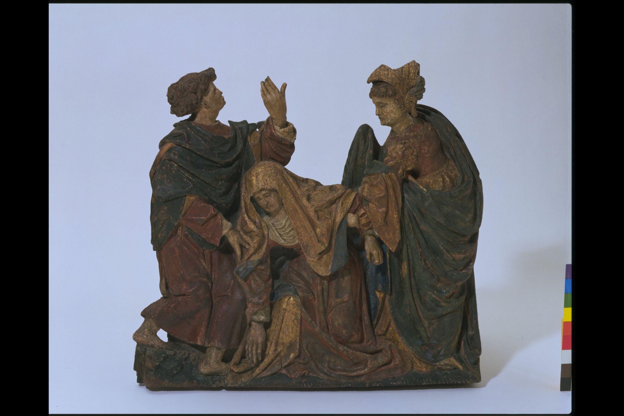 The Virgin fainting at the foot of the Cross, with St John and a holy woman, ca. 1530