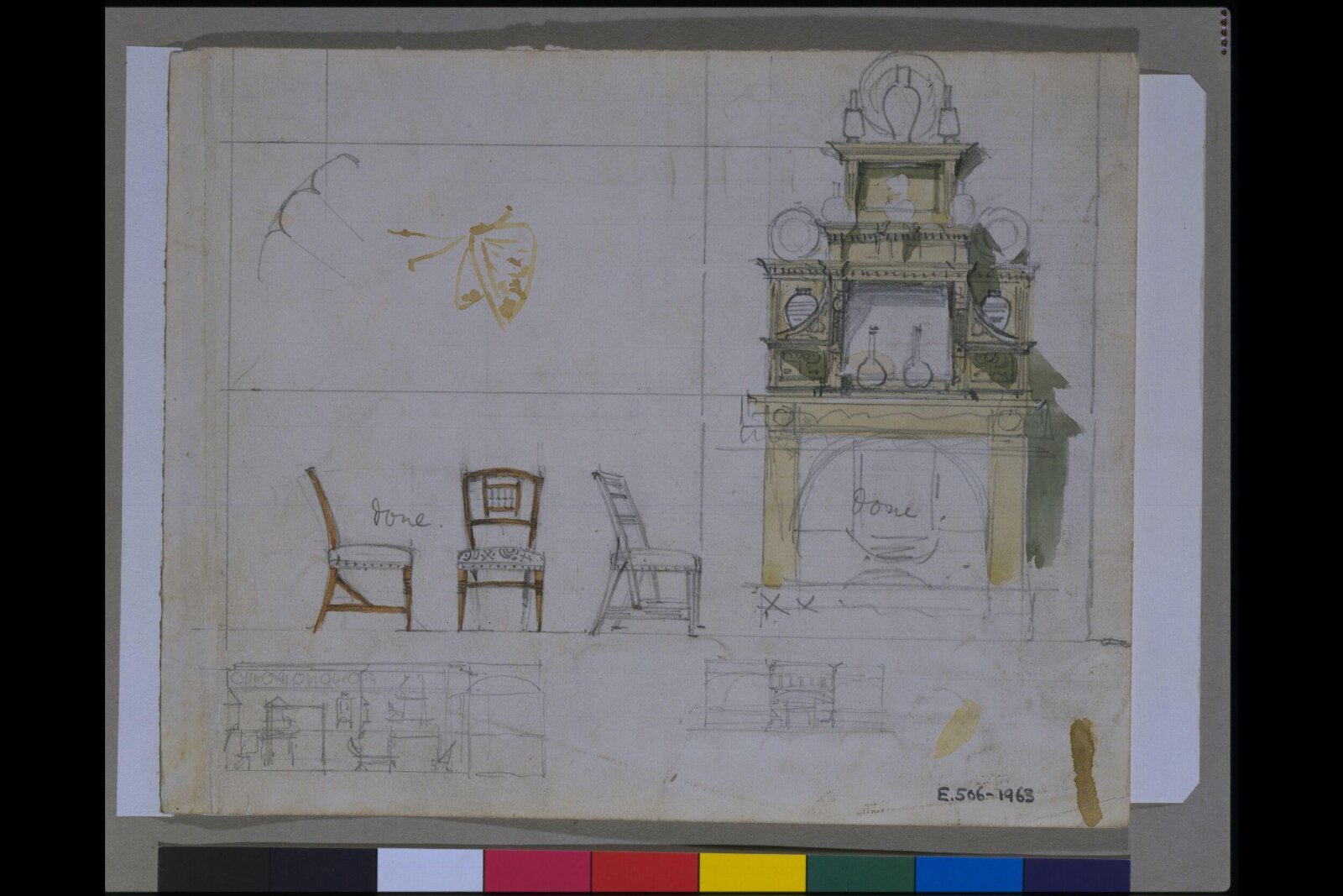Drawing, Edward William Godwin, 1872-1883