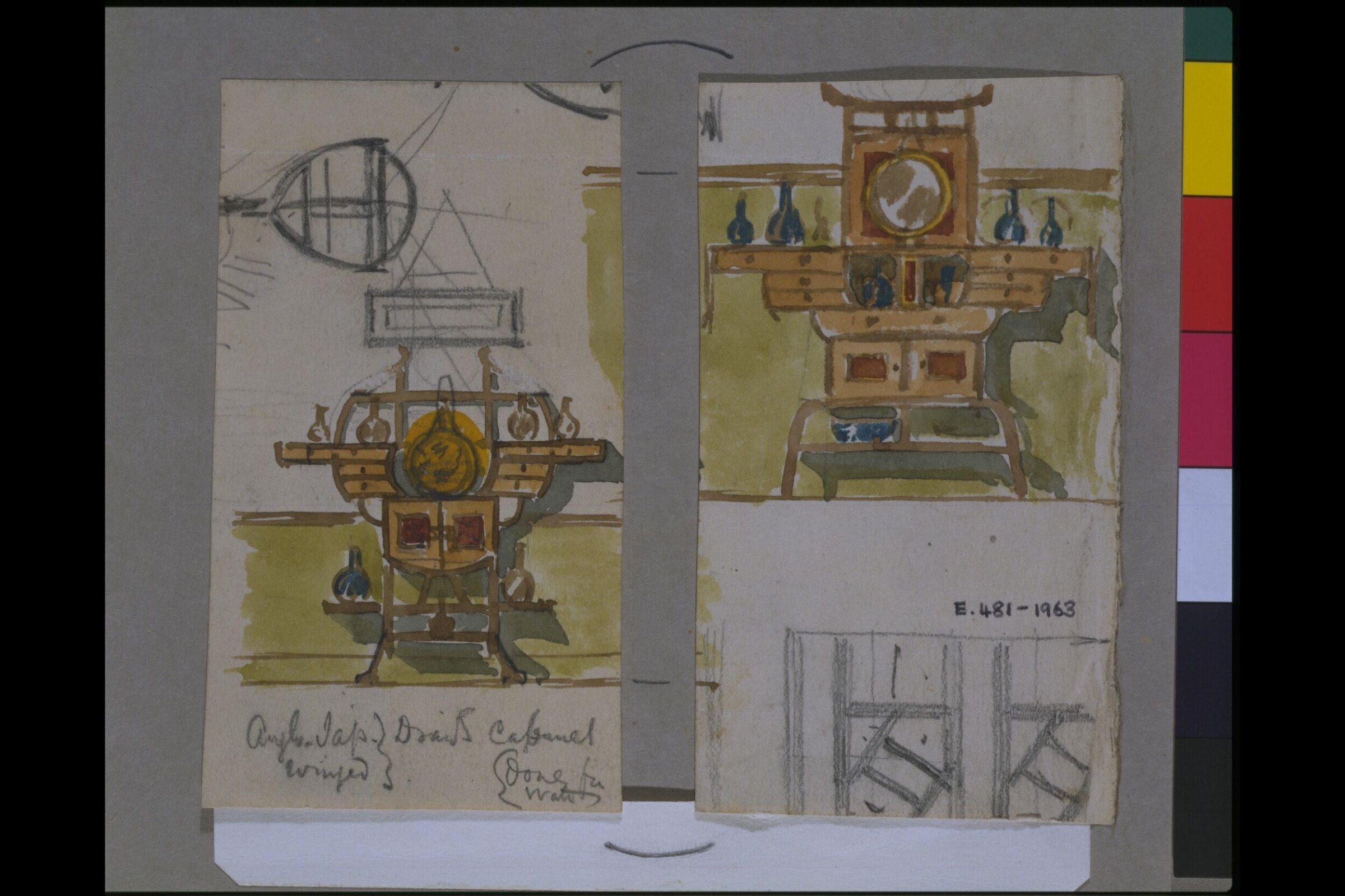 Drawing, Edward William Godwin, 1872-1883