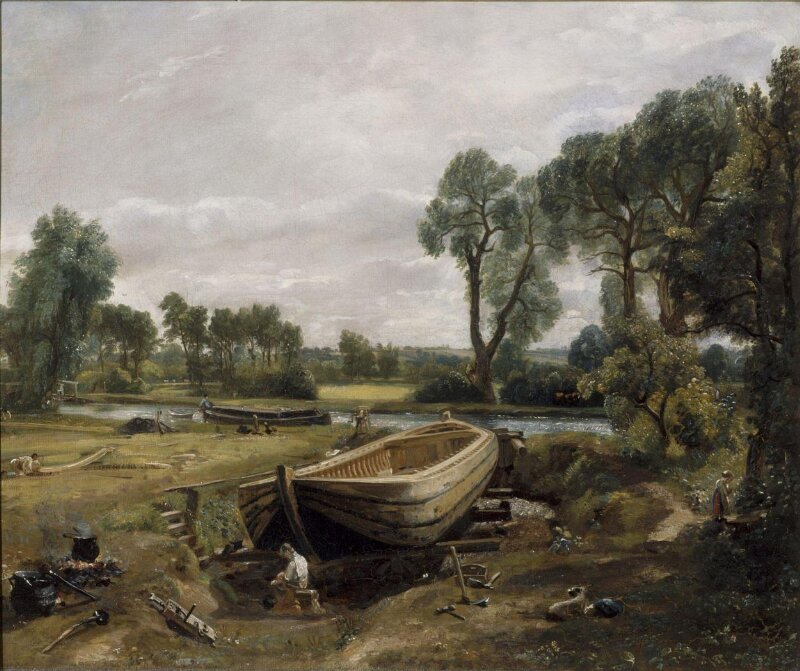 Boat-Building near Flatford Mill
