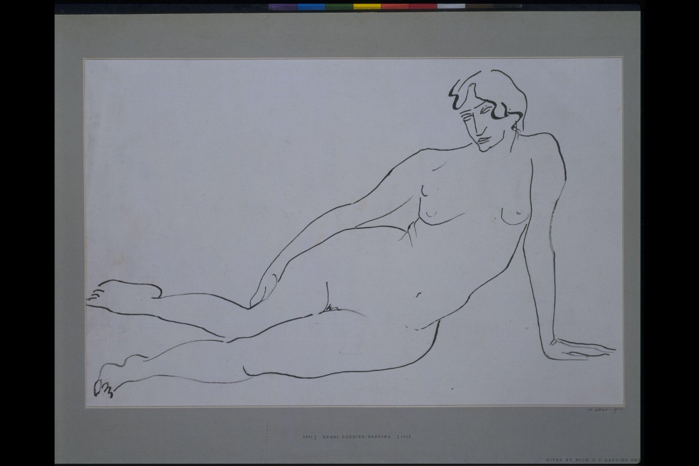 Drawing, Henri Gaudier-Brzeska, 1910-15