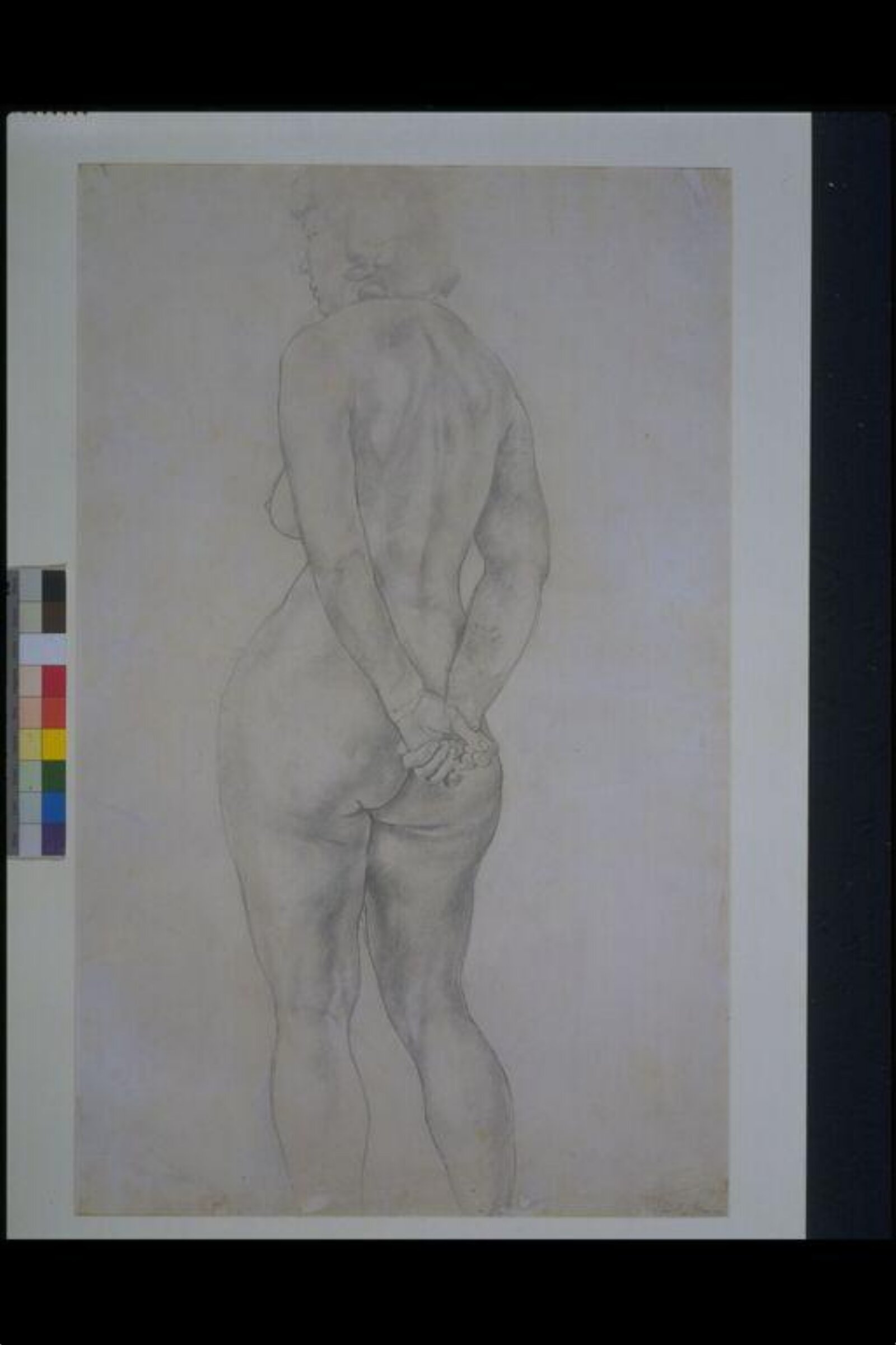 Study of a female nude, seen from behind, Stanley Spencer, ca.1936